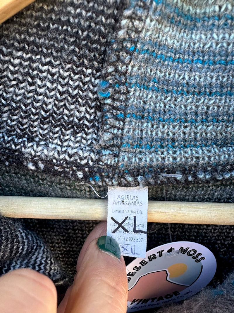 Alpaca Blend Zip Up Hoodie with Zias