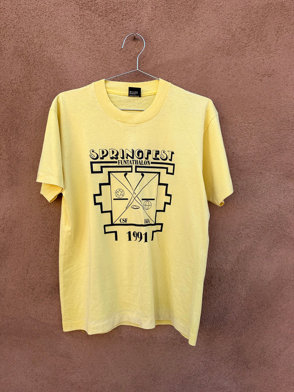 Springfest Funathalon 1991 T-shirt