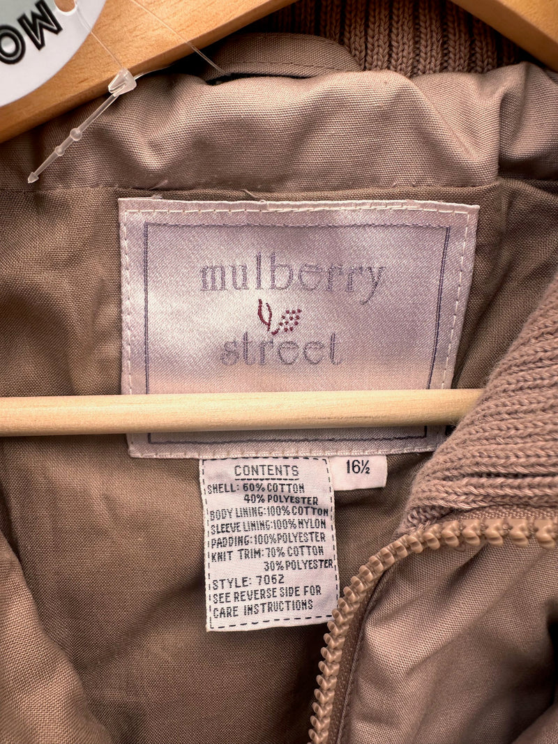 Deadstock Mulberry Street "Snap Up Hood" Quilted Puffer Jacket
