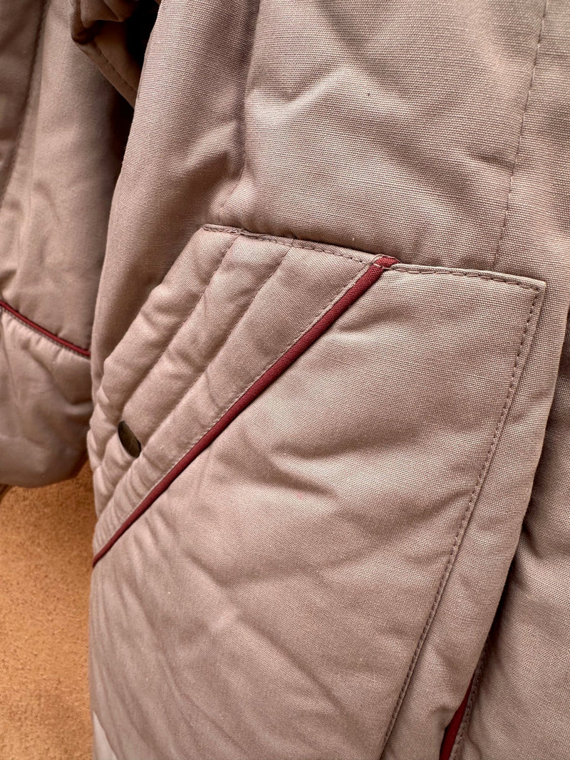 Deadstock Mulberry Street "Snap Up Hood" Quilted Puffer Jacket