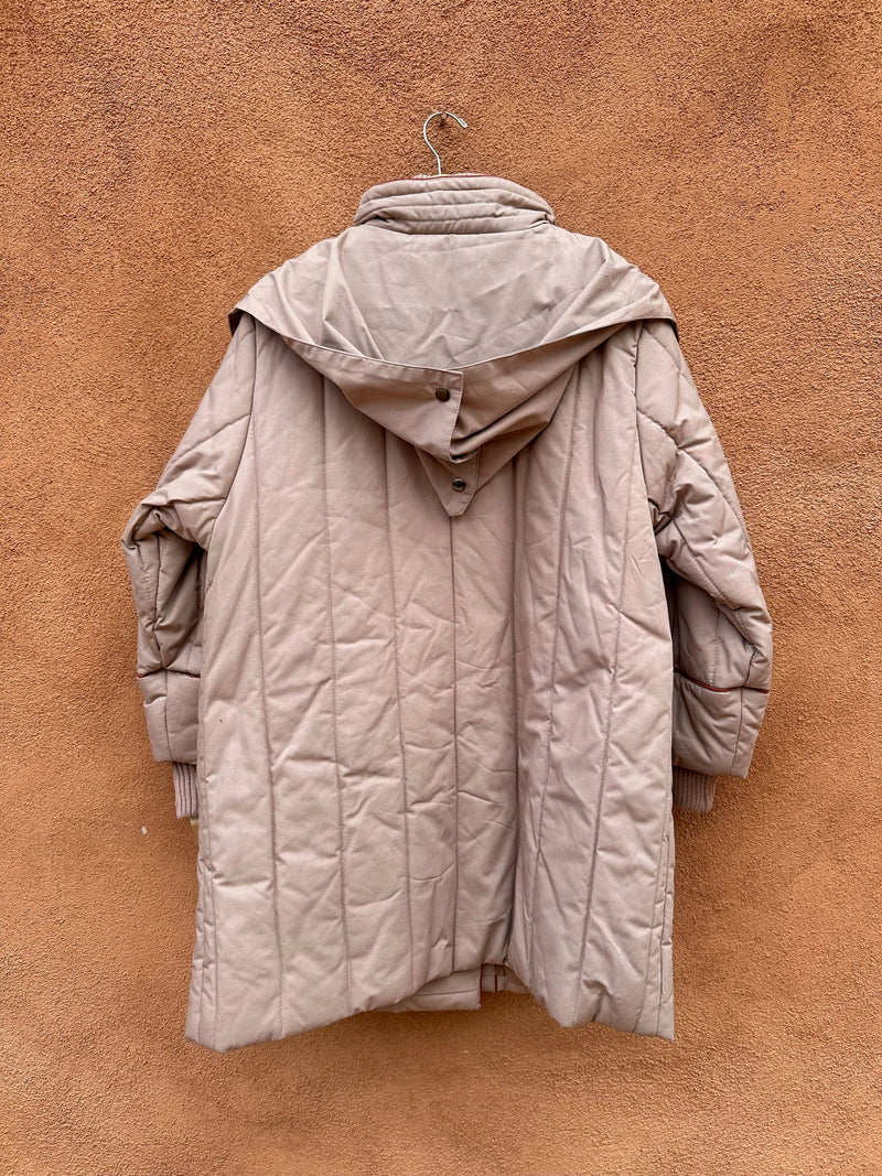 Deadstock Mulberry Street "Snap Up Hood" Quilted Puffer Jacket