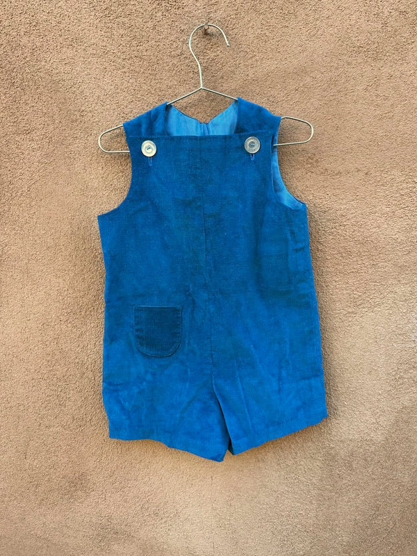 1960's Blue Overall Onesie