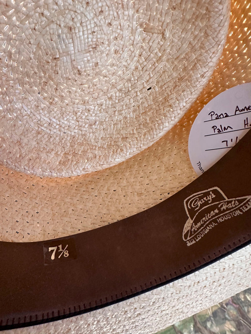 Pana American Palm Hat 7 1/8