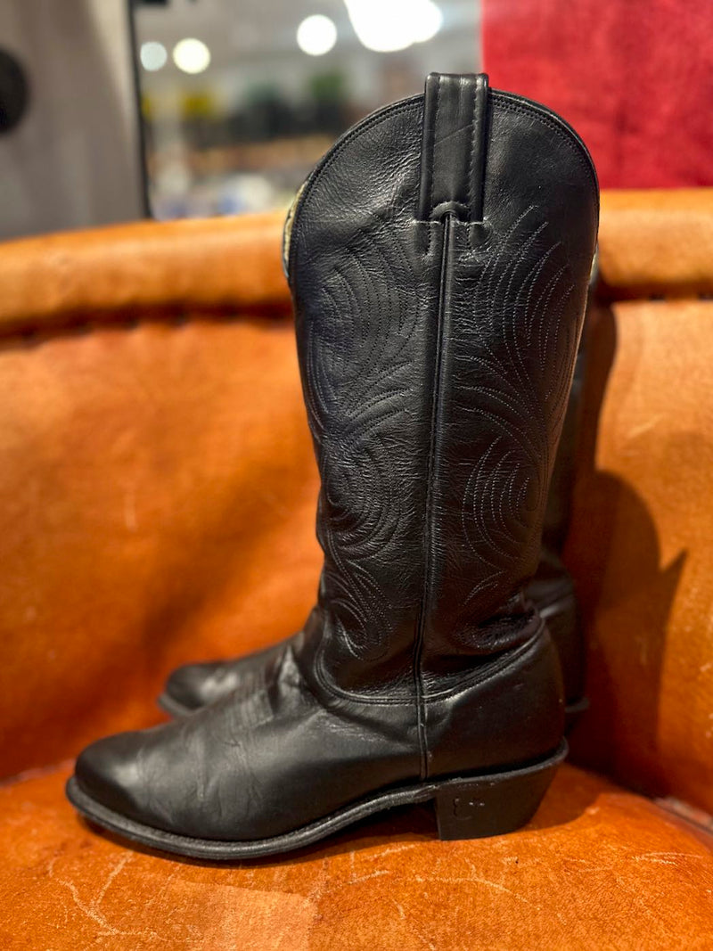 Midnight Blue Evenin' Star Cowgirl Boots, 6.5b