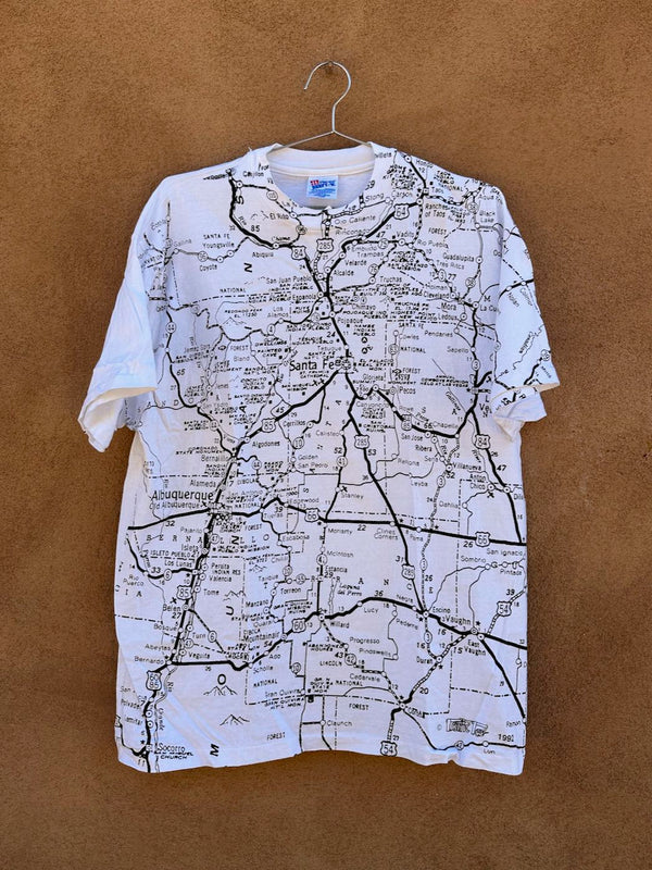 90's New Mexico Map Tee - XL