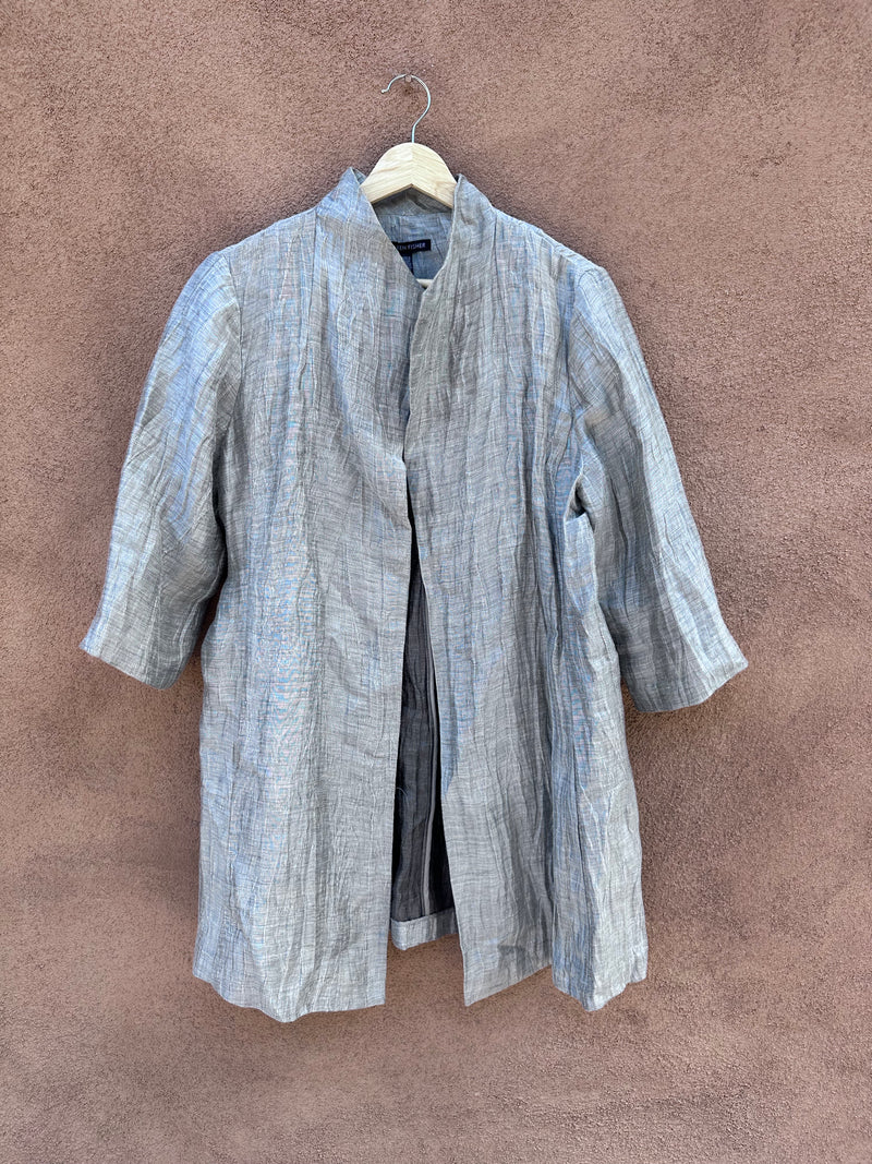 Silver Eileen Fisher Jacket