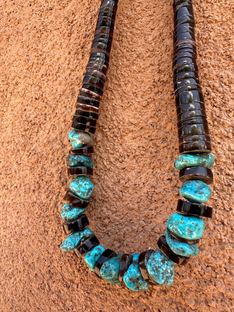 Shell & Turquoise Necklace