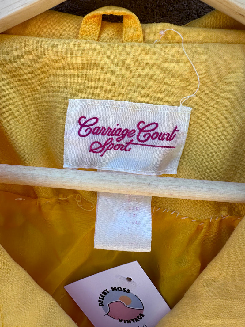 Canary Yellow Carriage Court Sport Jacket
