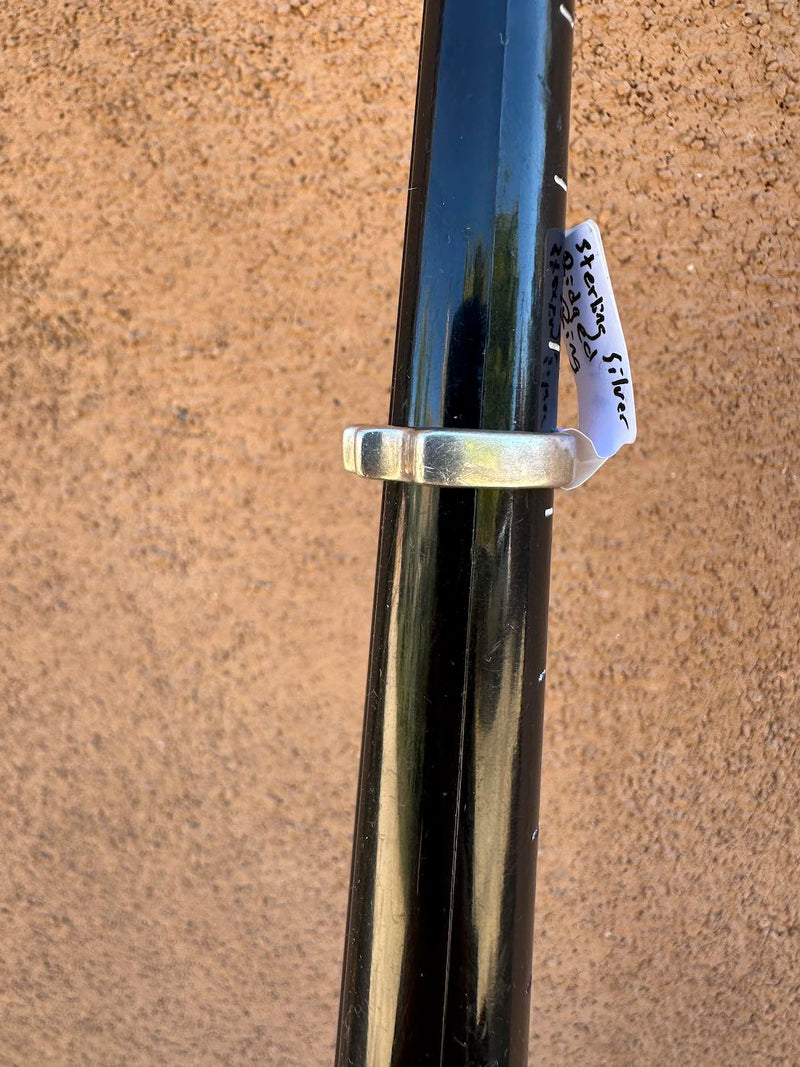 Sterling Silver Ridged Ring