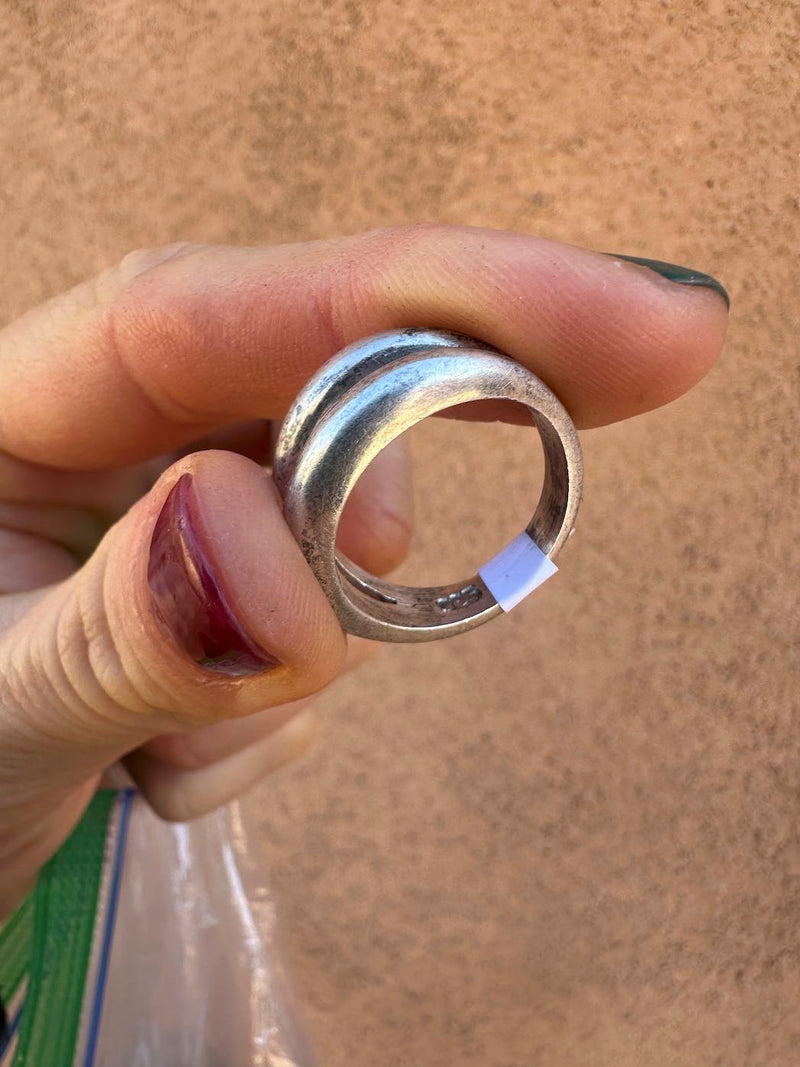 Split Sterling Silver Modernist Ring