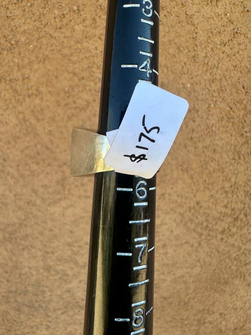 Mother of Pearl Modernist Sterling Silver Ring