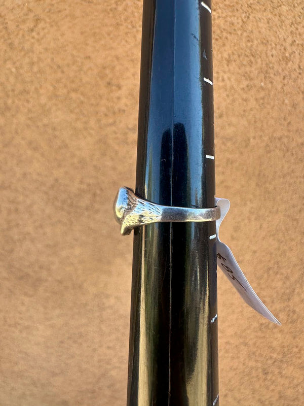 Sterling Silver Cute Kitten Ring