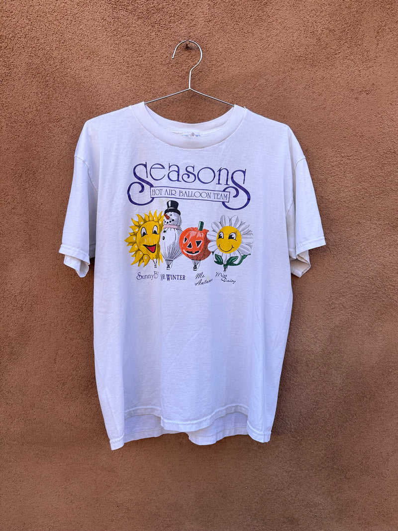 Seasons Hot Air Balloon Team T-shirt - as is