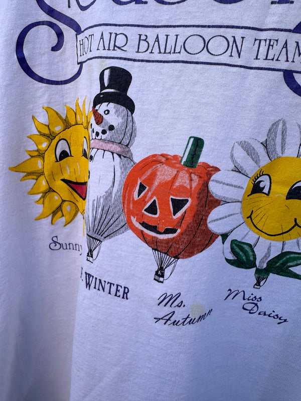 Seasons Hot Air Balloon Team T-shirt - as is