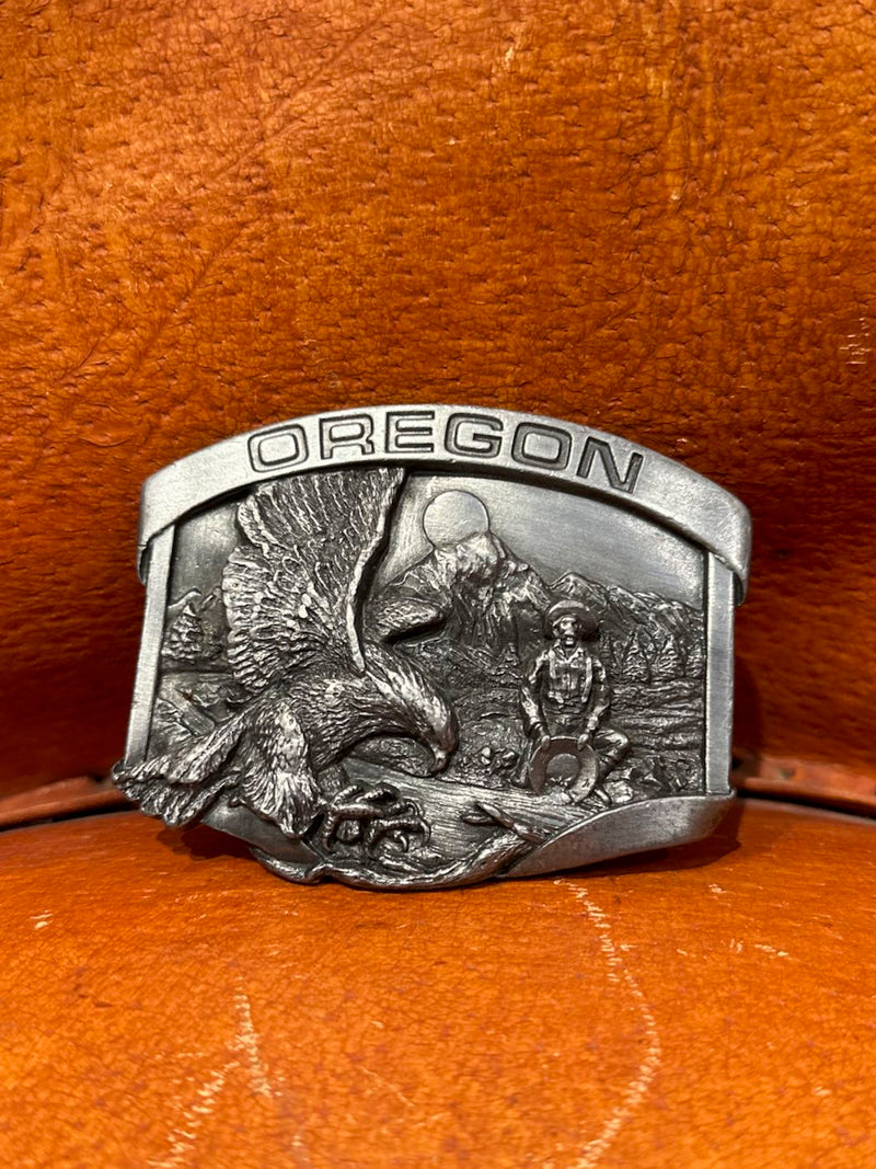 Oregon Eagle Prospector 1984 Belt Buckle