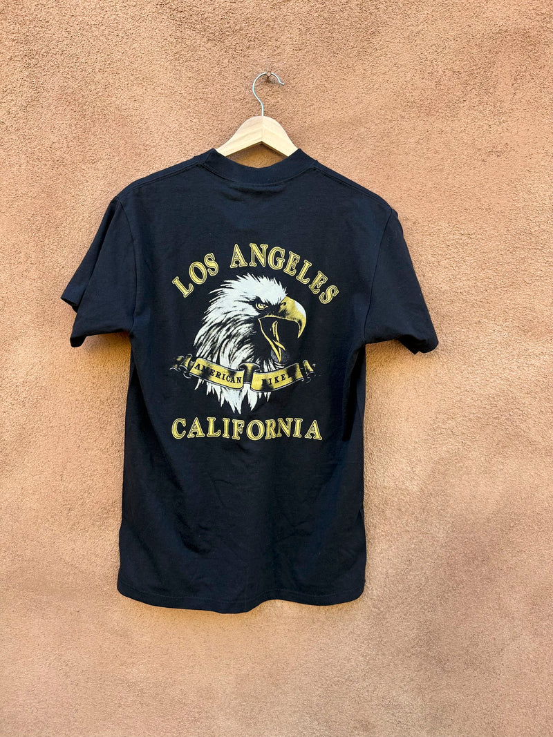 The Strong Survive 3D Emblem Harley Davidson T-shirt, L.A. California, American Biker
