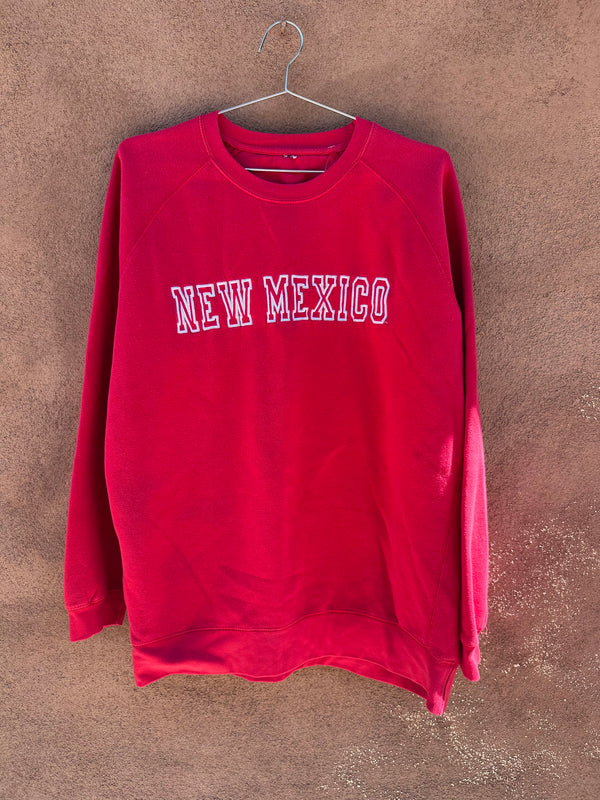 Cherry & Silver Embroidered New Mexico Sweatshirt