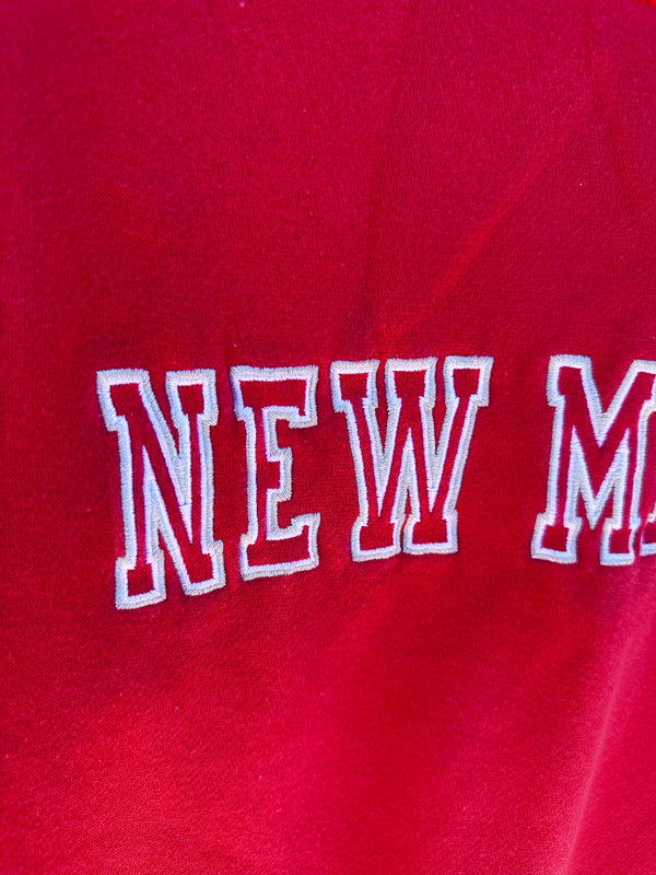 Cherry & Silver Embroidered New Mexico Sweatshirt
