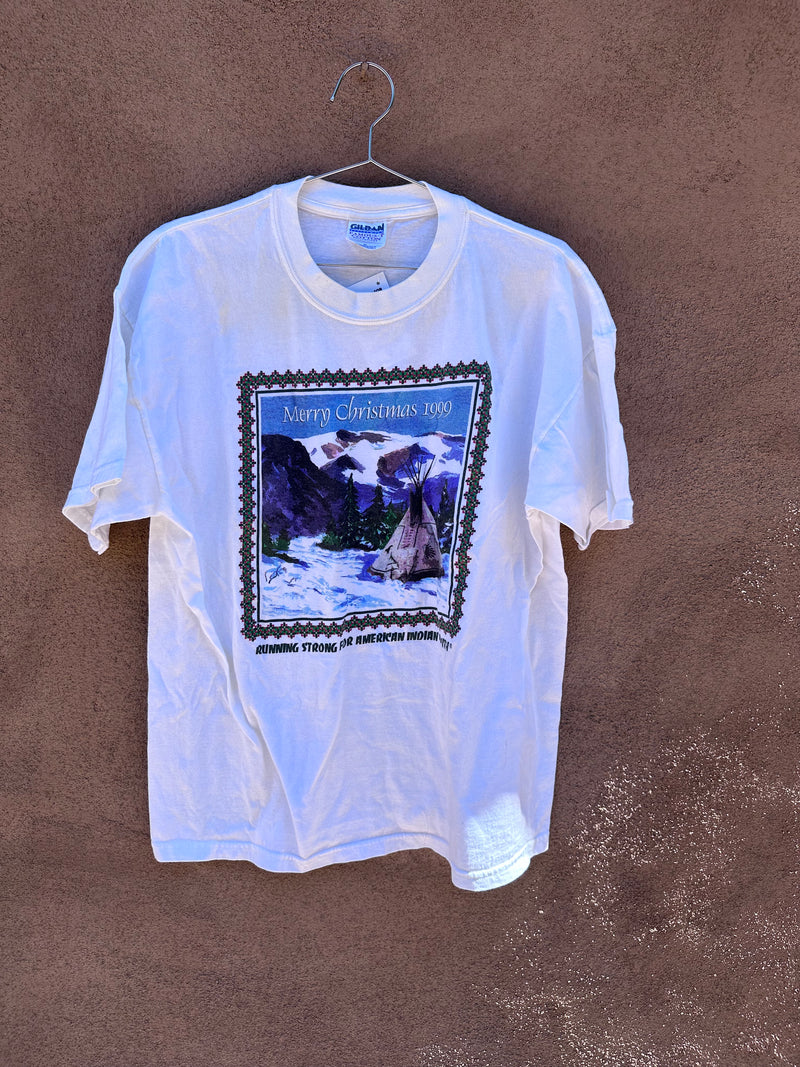 Merry Christmas 1999 American Indian Youth T-shirt