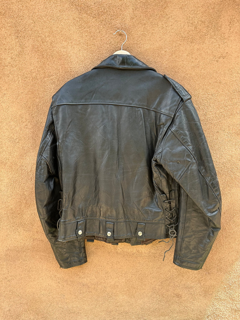 1970's Leather Forever Made in San Francisco Leather Daddy Biker Jacket