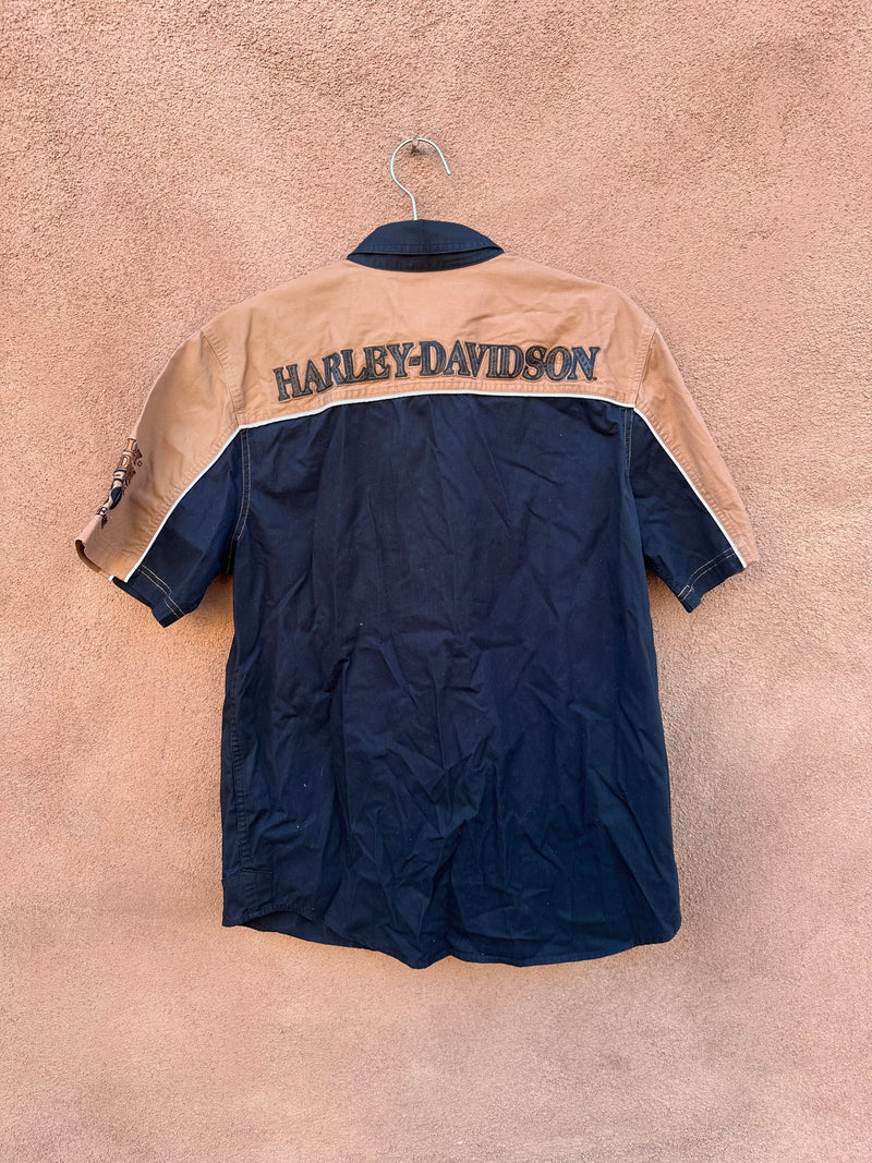 Harley Davidson Button Up Anniversary Shirt