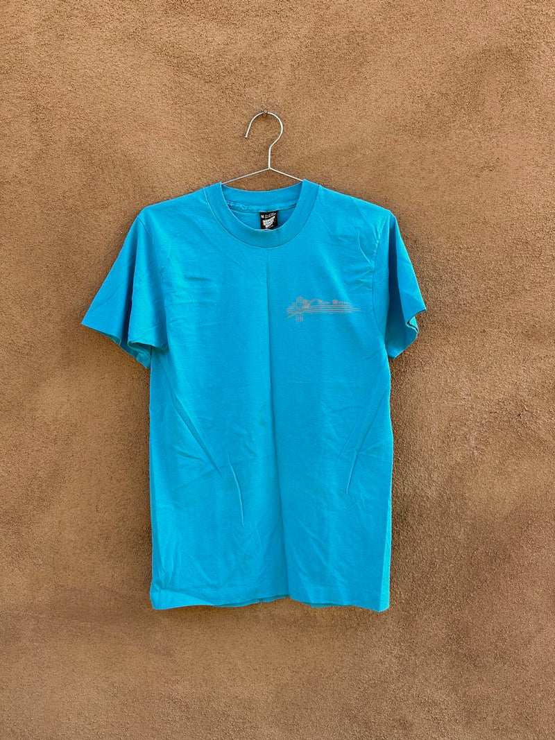 Turquoise New Mexico Air National Guard T-shirt, Screen Stars