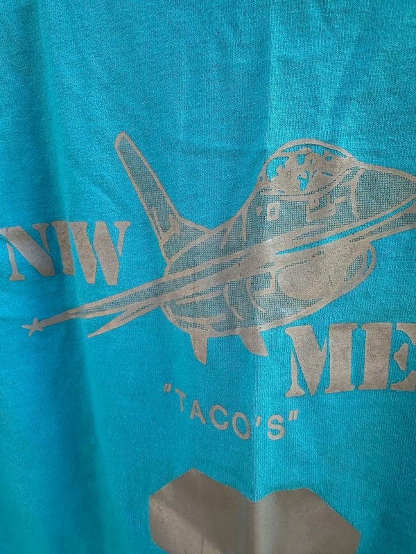 Turquoise New Mexico Air National Guard T-shirt, Screen Stars