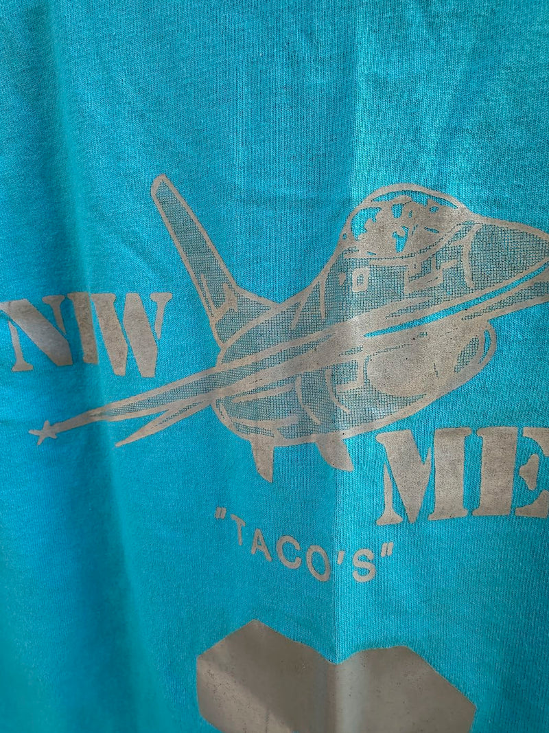 Turquoise New Mexico Air National Guard T-shirt, Screen Stars