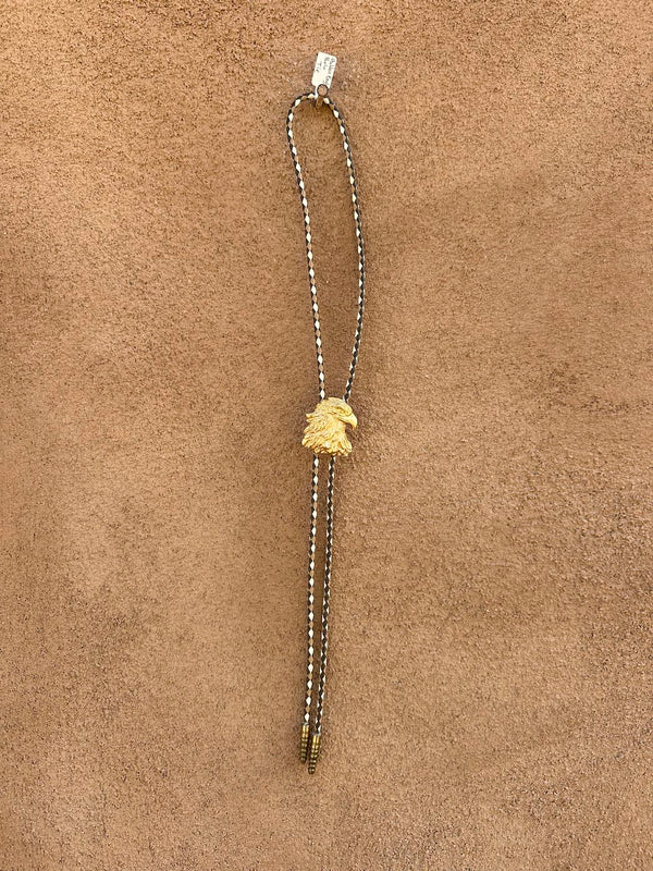 Golden Eagle Bolo Tie
