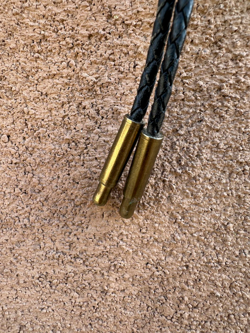 Thunderbird Bolo Tie with Turquoise Flake