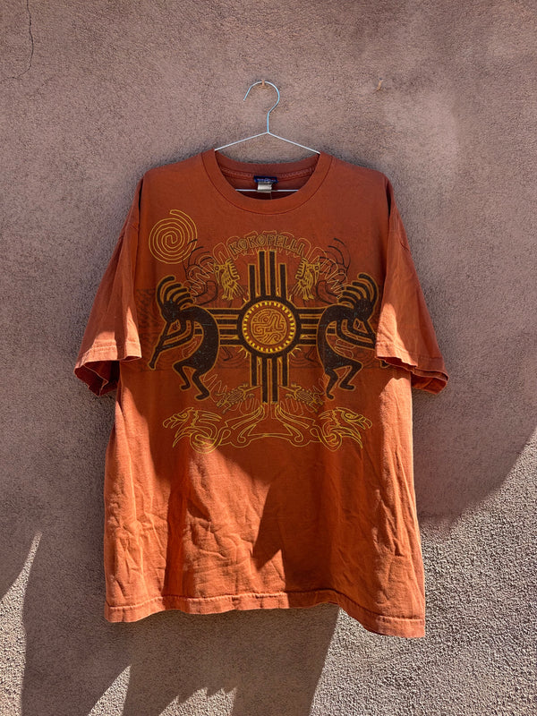 90's Kokopelli Tribal Style with Zia T-shirt