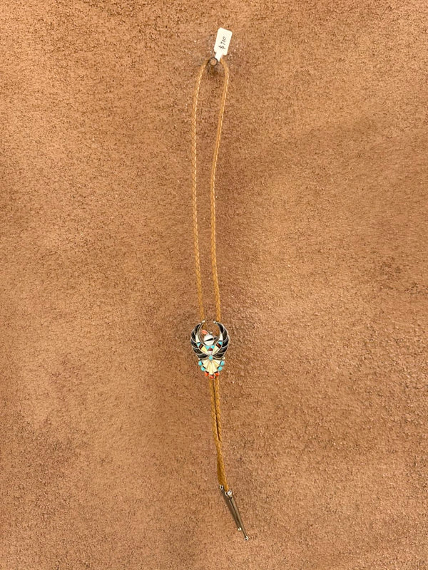 Verdel Niiha Zuni Inlay Bolo Tie