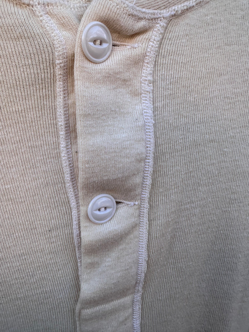 1960's Military Issue Henley Undershirt