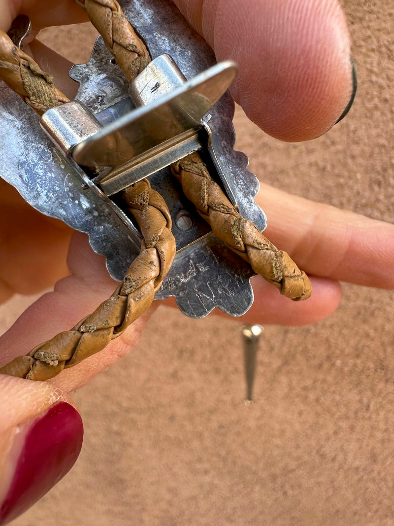 Verdel Niiha Zuni Inlay Bolo Tie