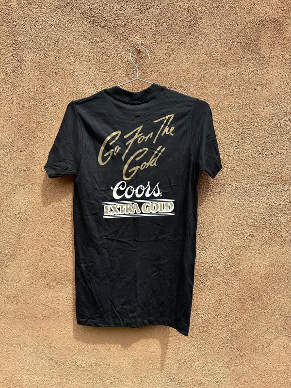 Black Coors Extra Gold Tee