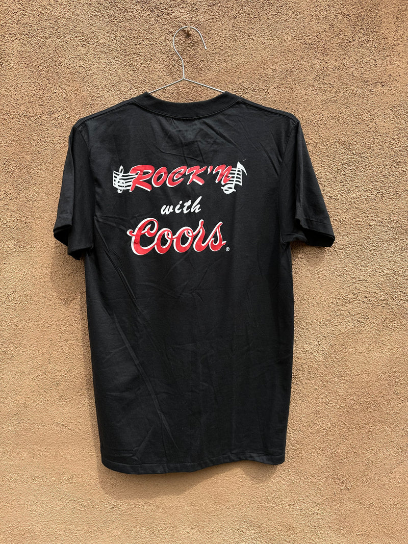 Black "Rockin with Coors" Tee - Large