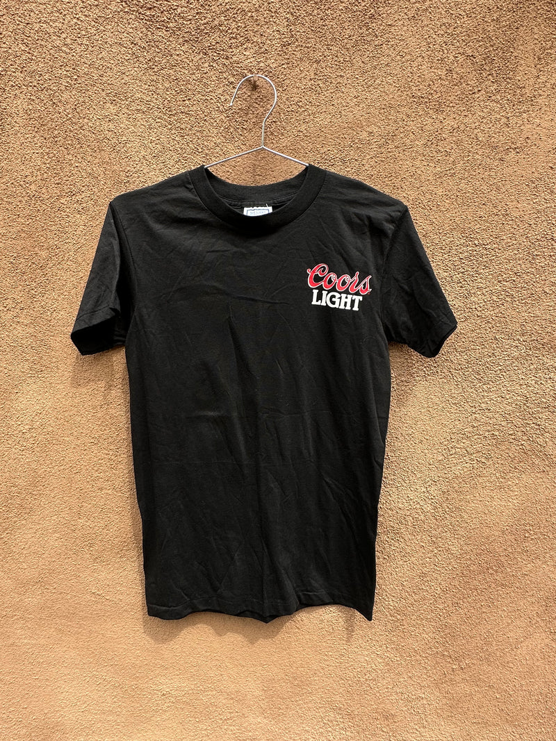Black Coors Light Silver Bullet Tee - Medium