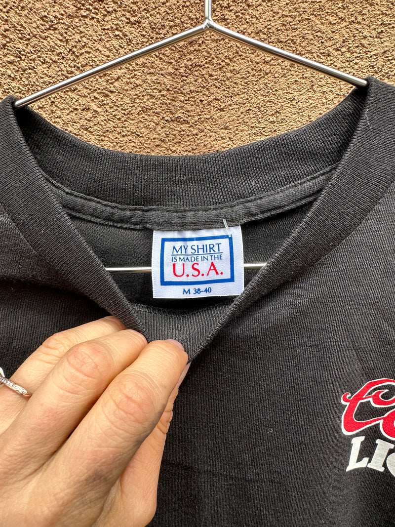 Black Coors Light Silver Bullet Tee - Medium