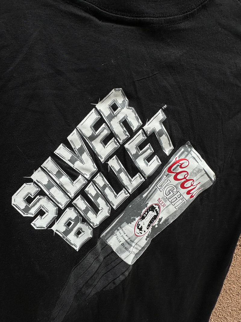 Black Coors Light Silver Bullet Tee - Medium