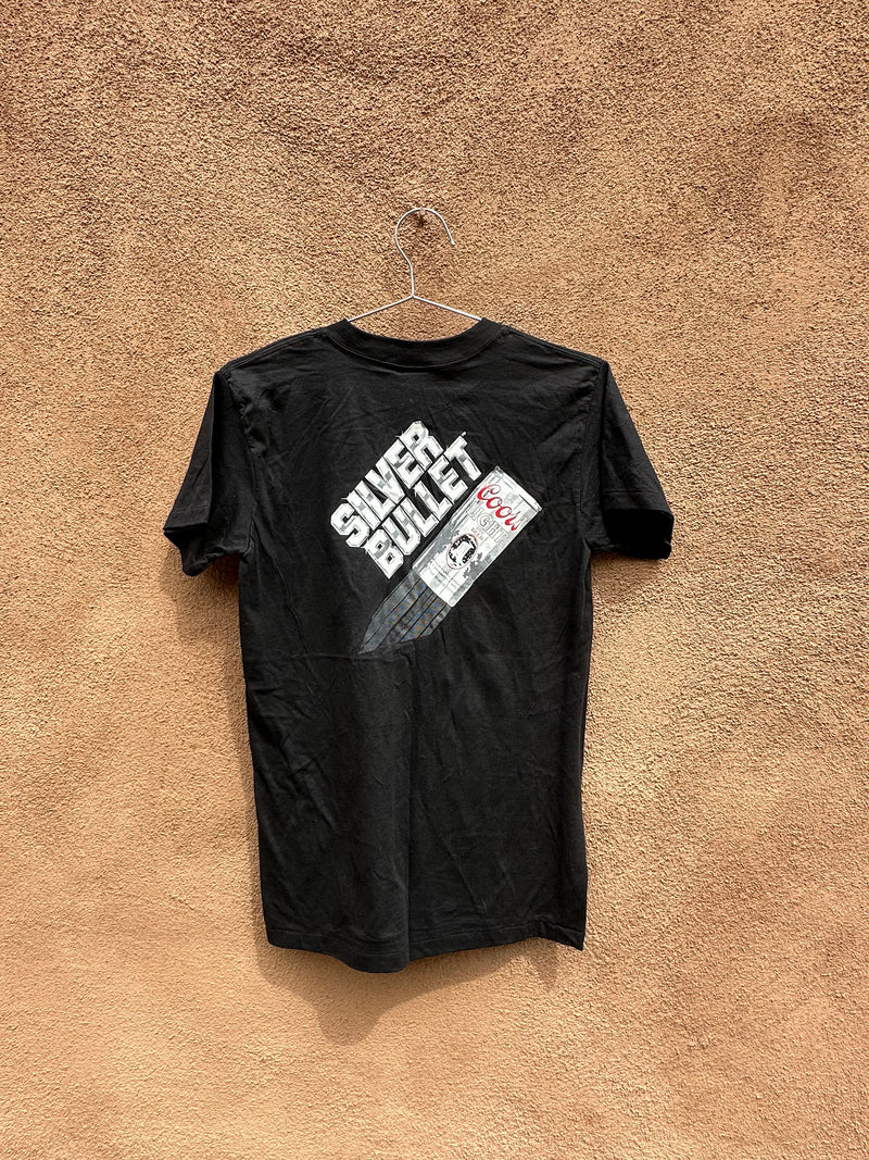 Black Coors Light Silver Bullet Tee - Medium