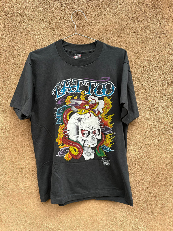 1990 Tattoo J.D. Crowe Tee - Deep Ellum, Texas