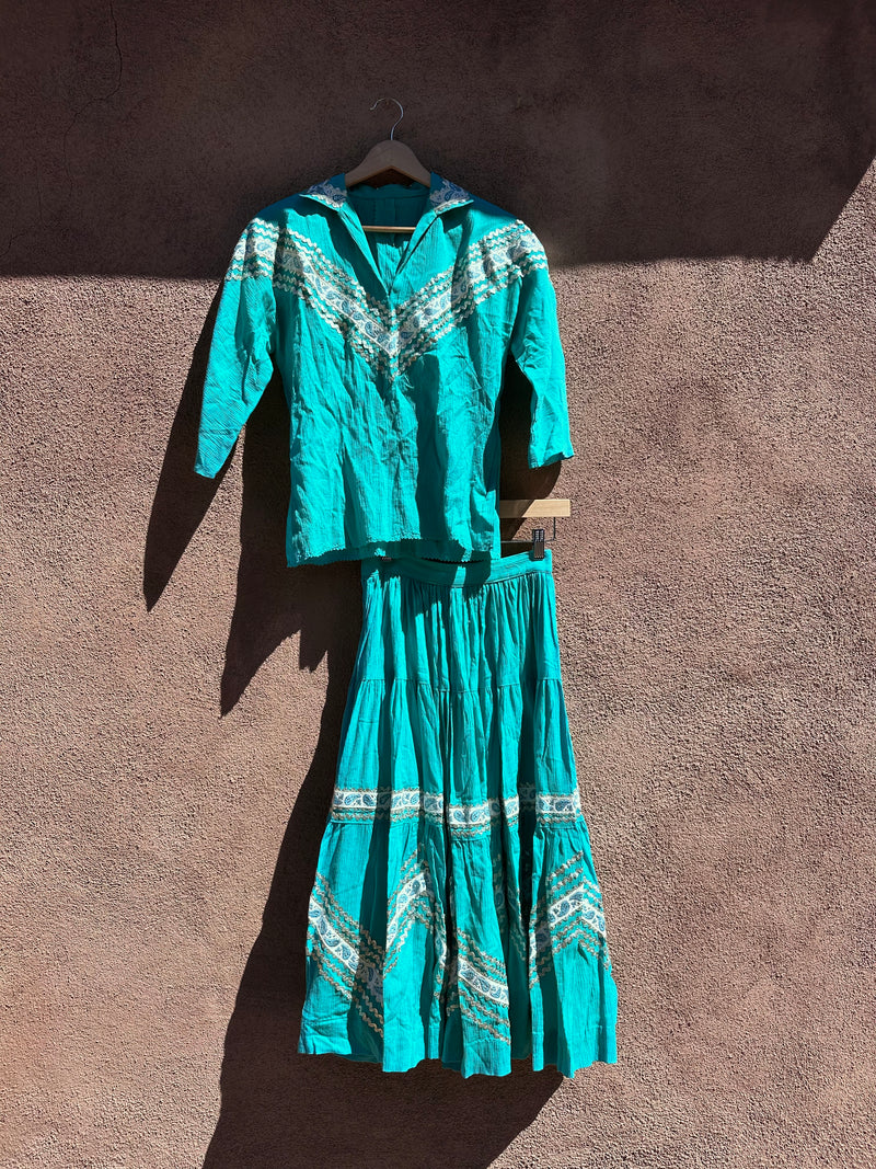 Margaret Armijo Kennedy 1960's Patio/Fiesta Dress