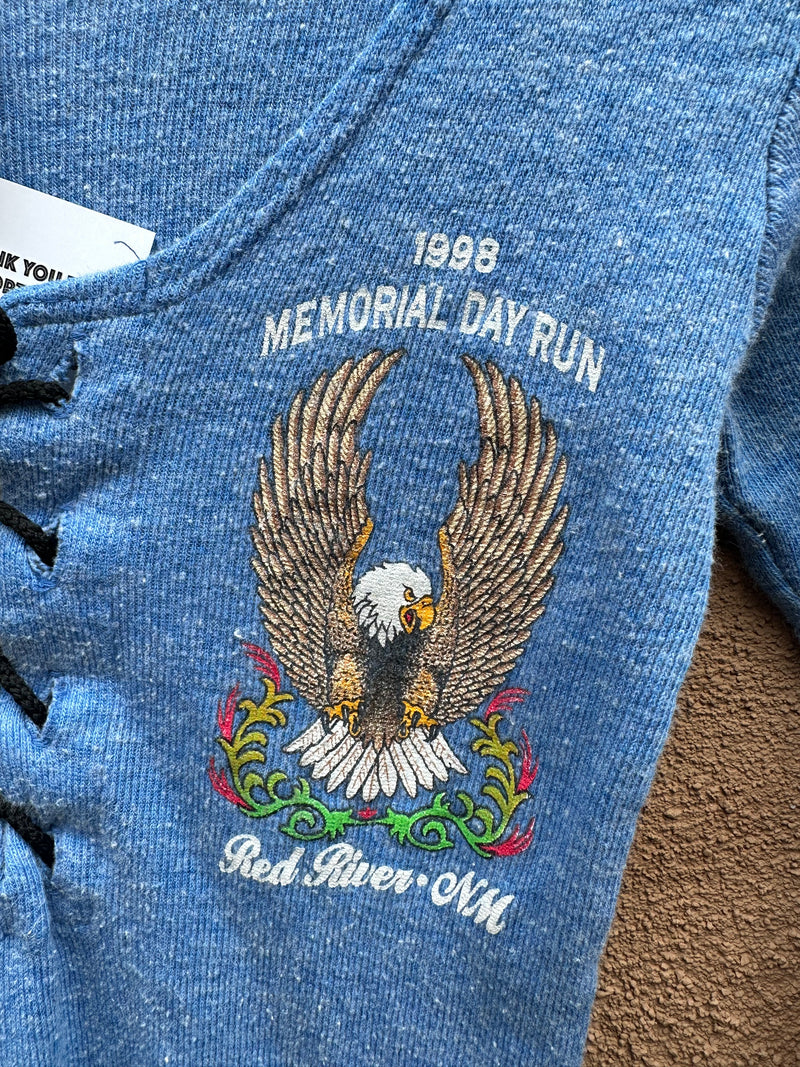 1998 Memorial Day Run Lace Up Shirt - Red River, New Mexico