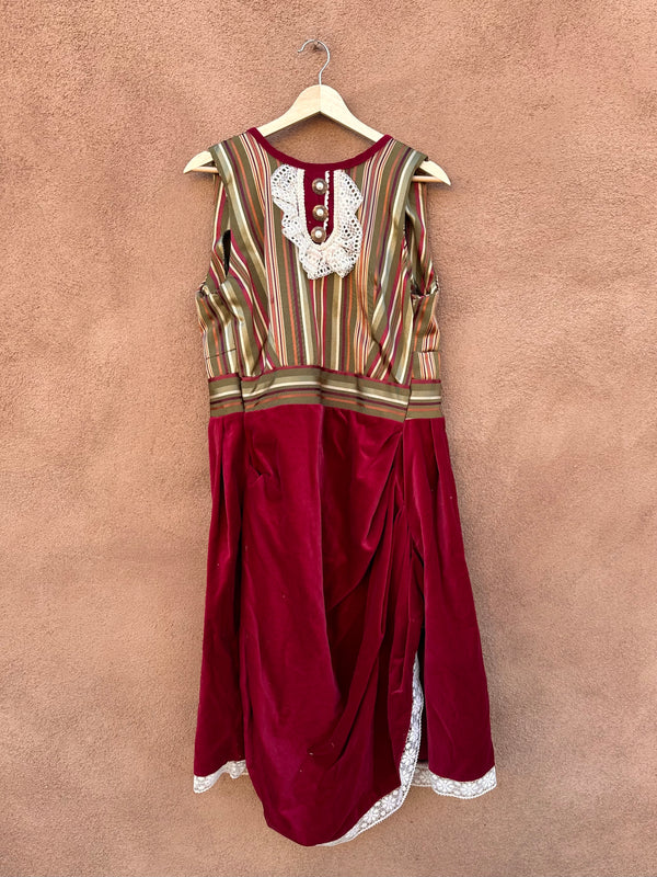 Western Sleeveless Dress - Costume
