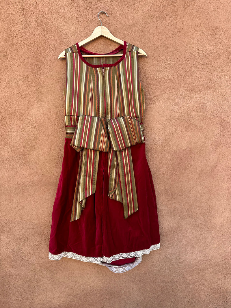Western Sleeveless Dress - Costume