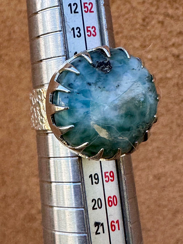 Blue Larimer Sterling Silver Ring