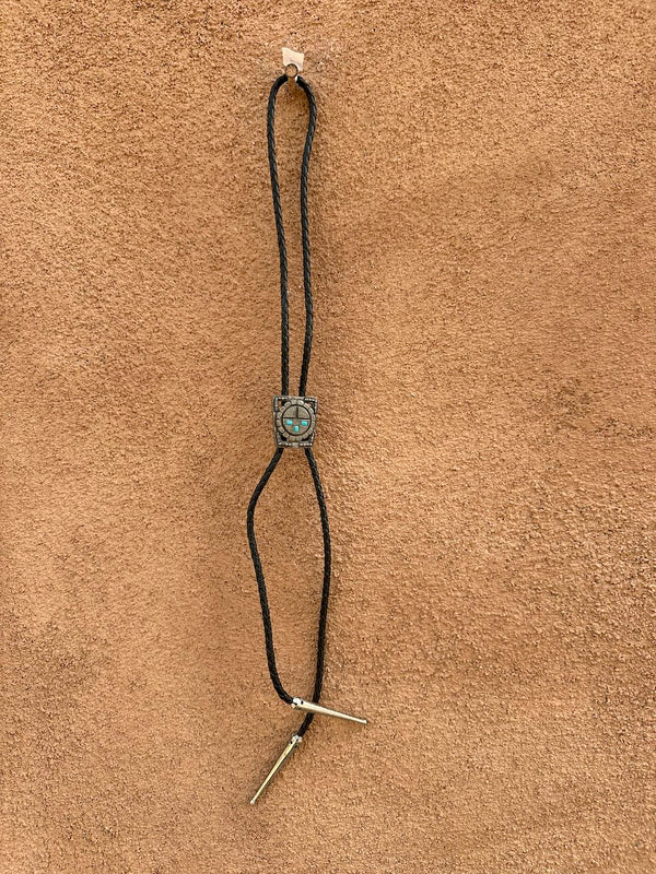 Square Sun God Bolo Tie