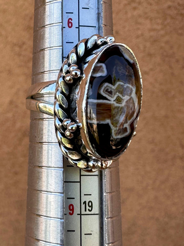 Ocean Jasper Sterling Silver Ring
