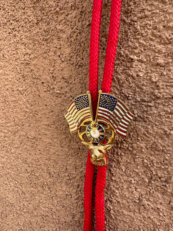 Elks Lodge Bolo Tie