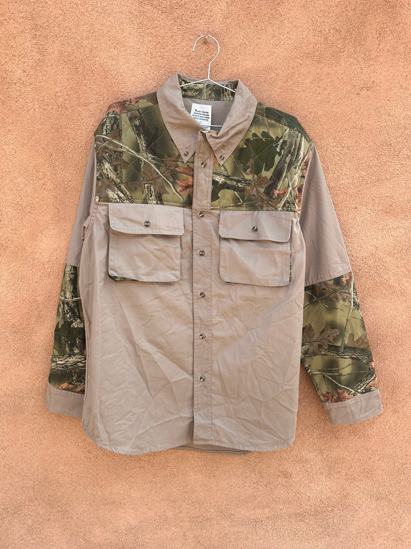 Mauve with Camo Hunting Shirt - XL?